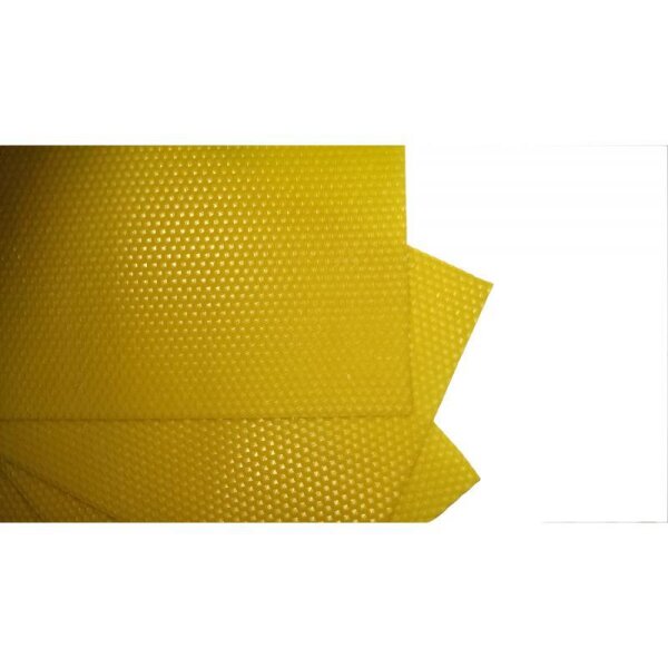 Beeswax foundation 5.4mm cell size from low-pesticide wax 1/2 German standard size 350x85mm