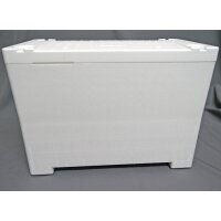 Dadant standard hive box with plastic strips